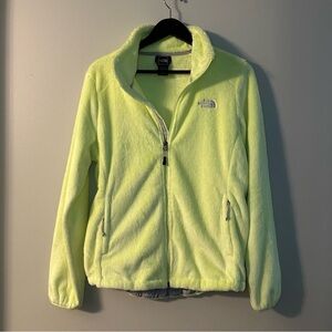 The North Face Women's Neon Yellow Teddy Jacket